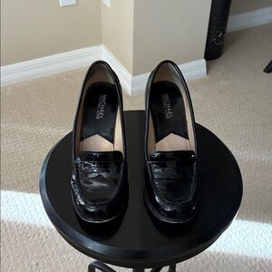 Michael Kors Black Patent Loafers